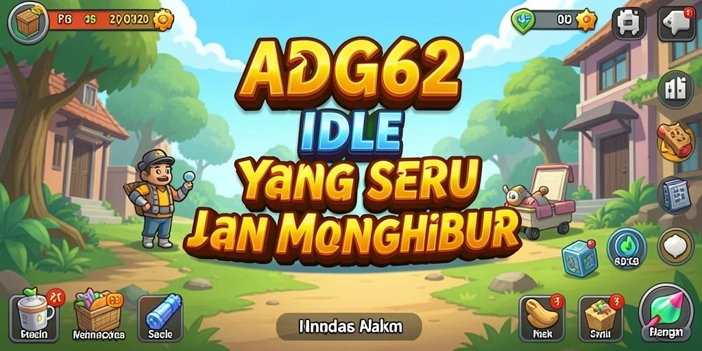 Gameplay ADG62 yang santai dan menyenangkan dalam genre Idle.