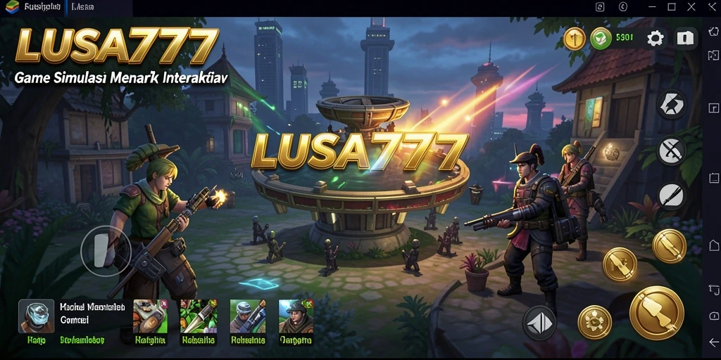 Tampilan gameplay LUSA777 yang mendebarkan dan interaktif.
