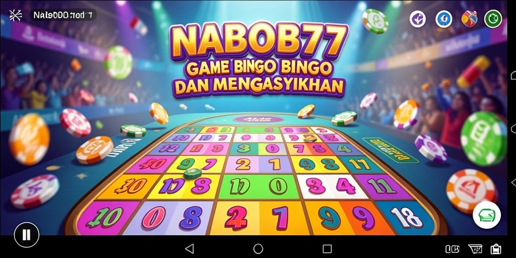 Tampilan seru permainan Bingo di NABOB77 dengan antarmuka yang menarik.