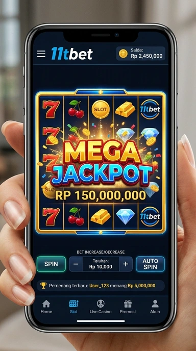 Tampilan utama aplikasi 11tbet yang intuitif.